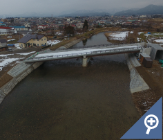 市道豊川・慶徳線関連護岸整備工事 工事施工後