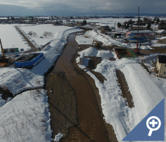 市道豊川・慶徳線関連護岸整備工事 工事施工前